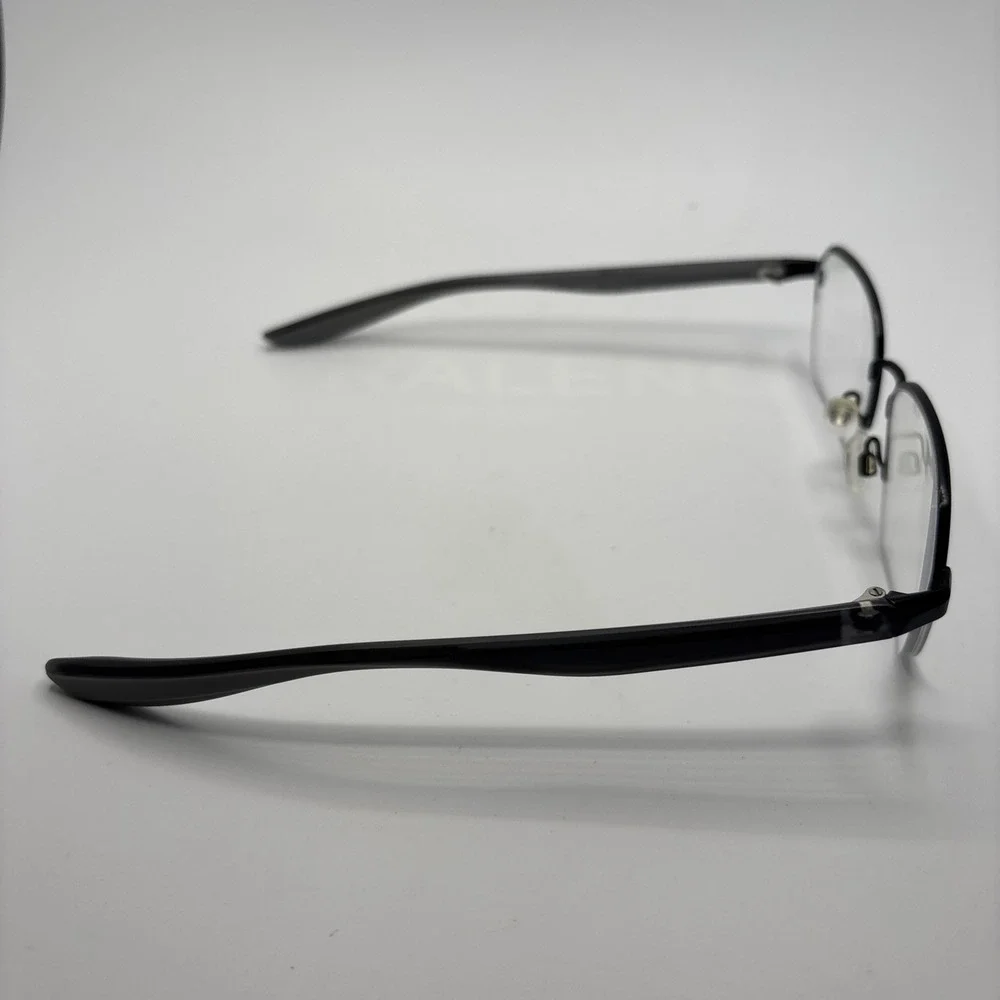 Nike 8152 002 Satin Black Semi Rimless Authentic Eyeglass Frames 52-17-140 #C246
